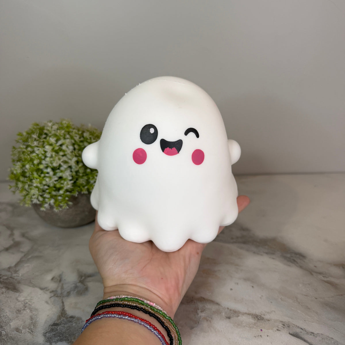 Squishy Toy - Halloween Jumbo Wink Ghost