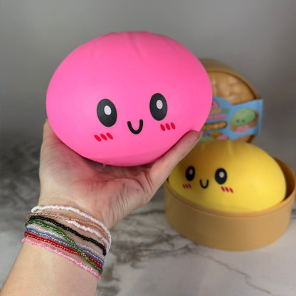 Squishy Toy - XL Jumbo Dumpling, Quick Squeeze Solid