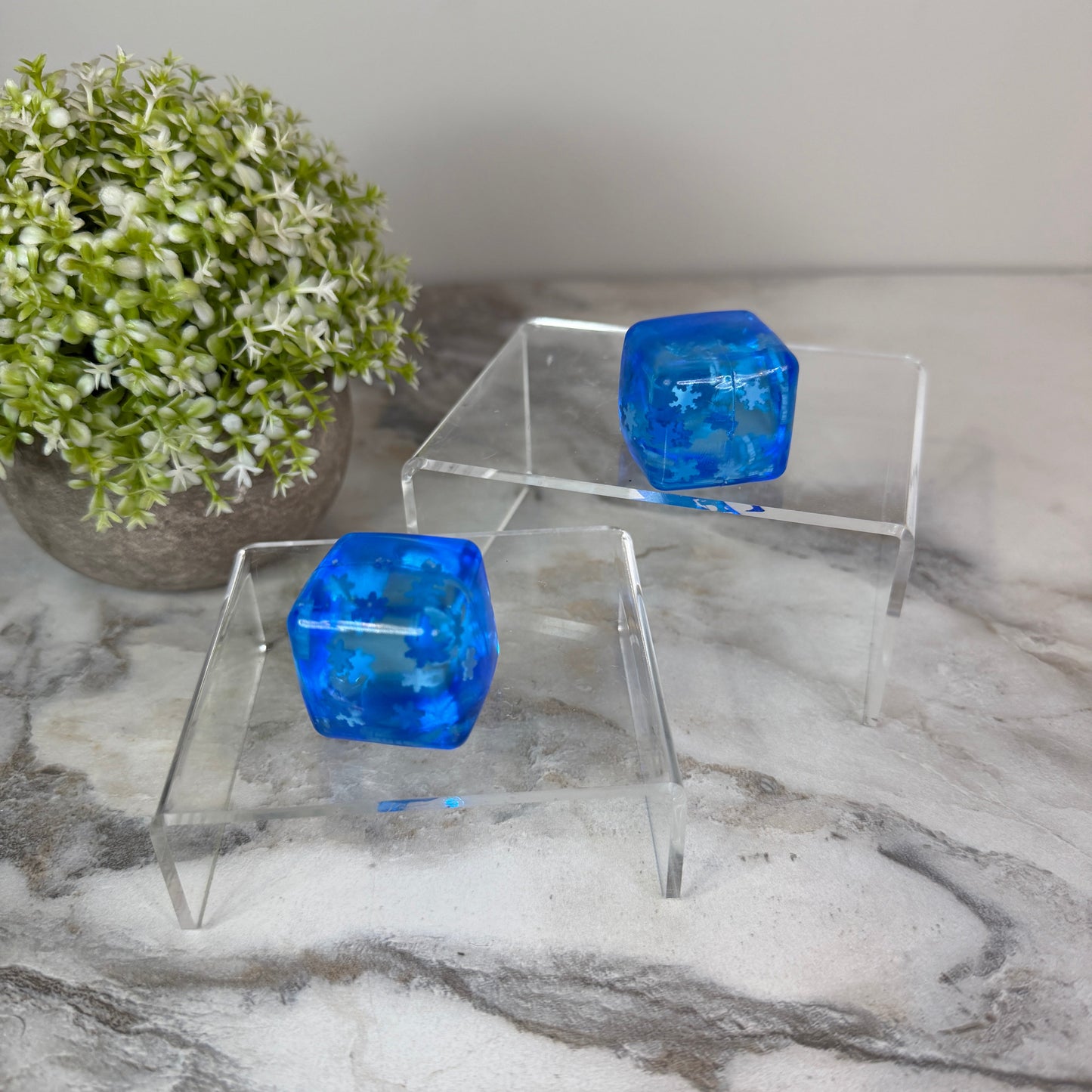 Squishy Toy - Ice Ice Baby Blue Snowflake
