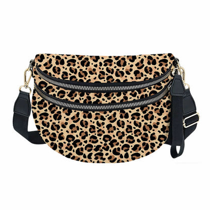 The Roni Nylon Crossbody - Animal Print