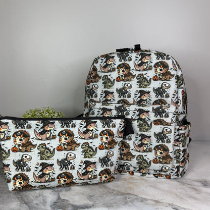 Mini Backpack - Halloween - Dino Trick or Treat