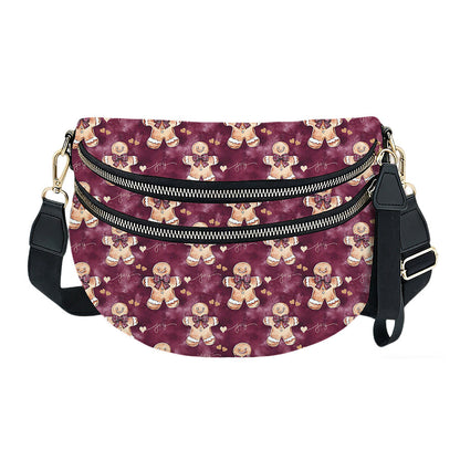 The Roni Nylon Crossbody - Christmas - Gingerbread Joy