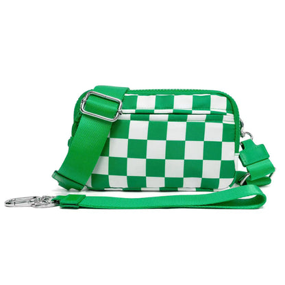 Remi - Nylon Crossbody Checkered