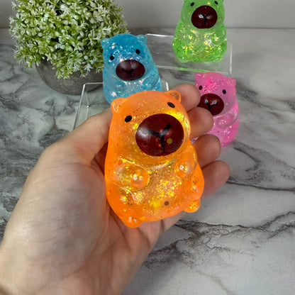Squishy Toy - Capybara Glitter