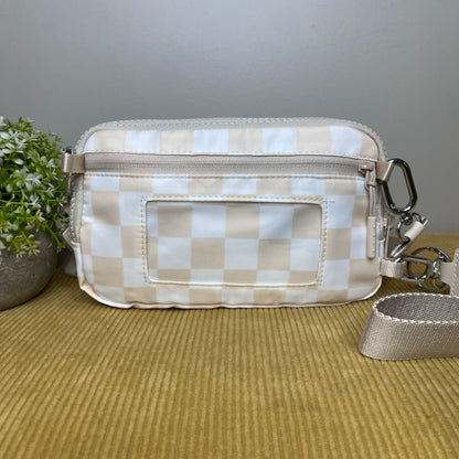 Remi - Nylon Crossbody Checkered