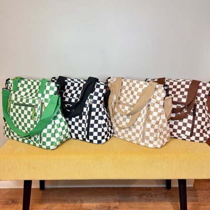 Caitlin Handbag - Corduroy Checker
