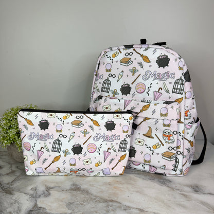 Mini Backpack - Magic Pink White