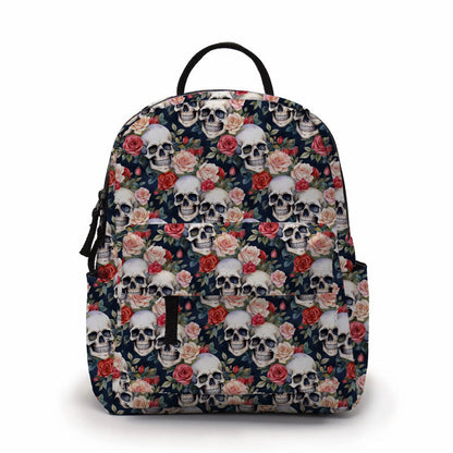 Mini Backpack - Halloween - Skull Roses