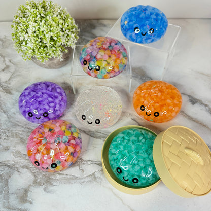 Squishy Toy - Viral Dumpling, Acrylic Bubble Boba