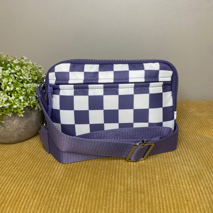 Remi - Nylon Crossbody Checkered