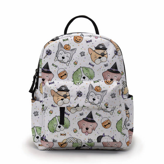 Mini Backpack - Halloween Fall - Trick or Treat Dog