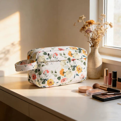 Rectangle Zip Pouch - Floral - PREORDER