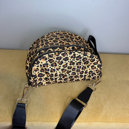The Roni Nylon Crossbody - Animal Print