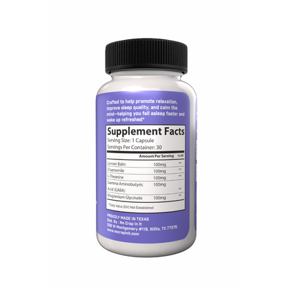 Sleepy Super Blend Supplement -Stay Asleep Naturally