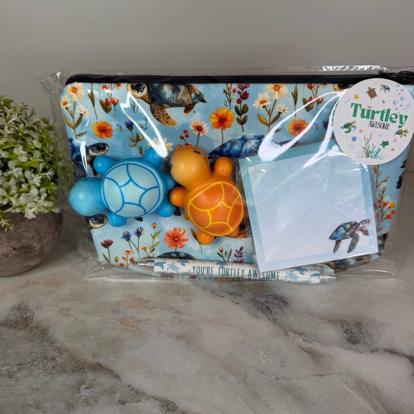 Bundled Set - Floral Turtle