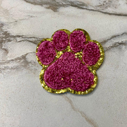 Patch Chenille - Paw Print