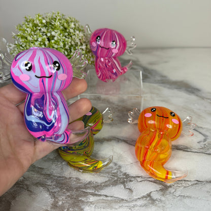 Squishy Toy - Axolotl Marble